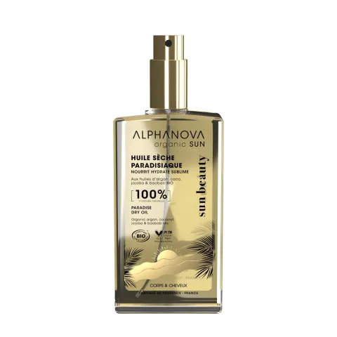 Huile sèche paradisiaque - Alphanova Organic Sun