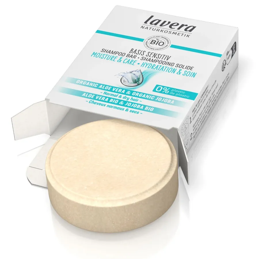 Shampoing solide Hydratation & Soin Basis Sensitiv - Lavera