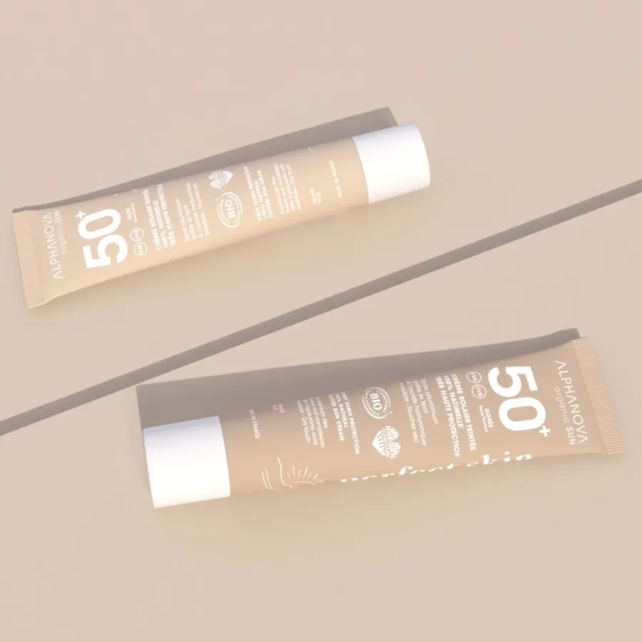 Crème solaire teintée Nude SPF 50 - Alphanova