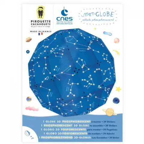 Kit créatif - Globe Céleste CNES - Pirouette Cacahouete