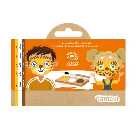 Kit de maquillage 3 fards Lion & Girafe - Namaki