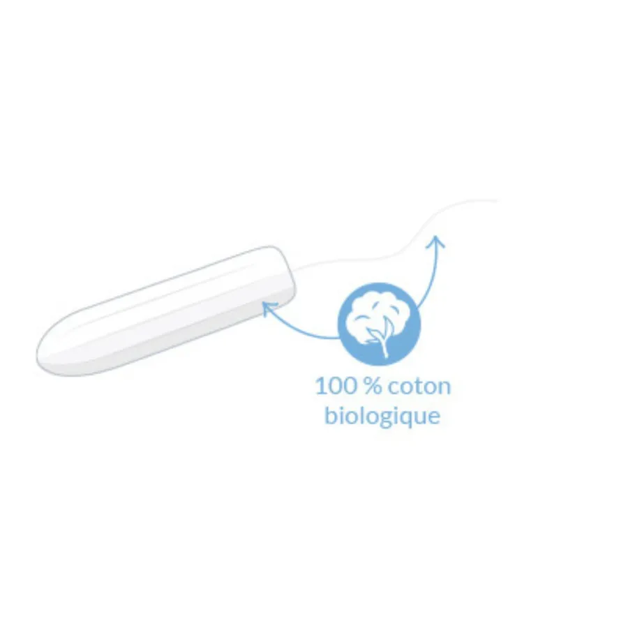 Tampons bio sans applicateur normal - Natracare