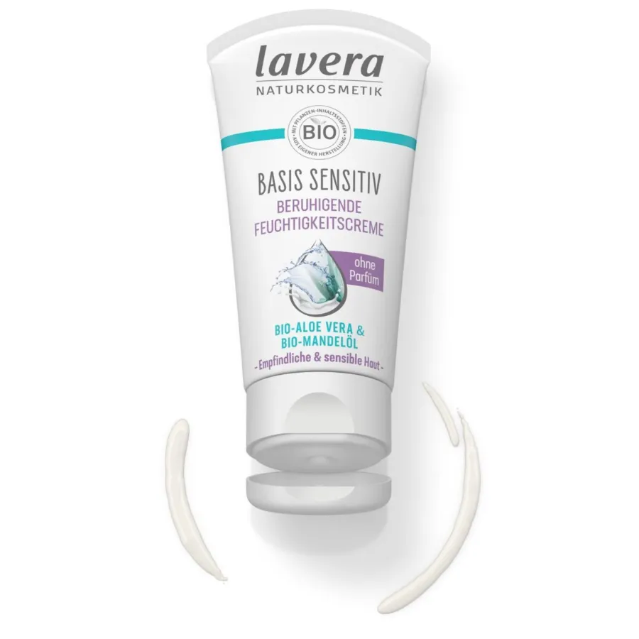 Crème hydratante visage- sans parfum - Basis Sensitiv - Lavera