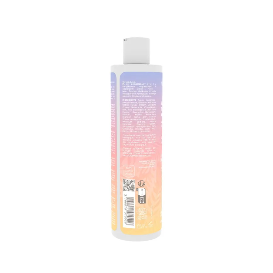 Va prendre ta douche gel douche 3 en 1 abricot ! - Alphanova Kids