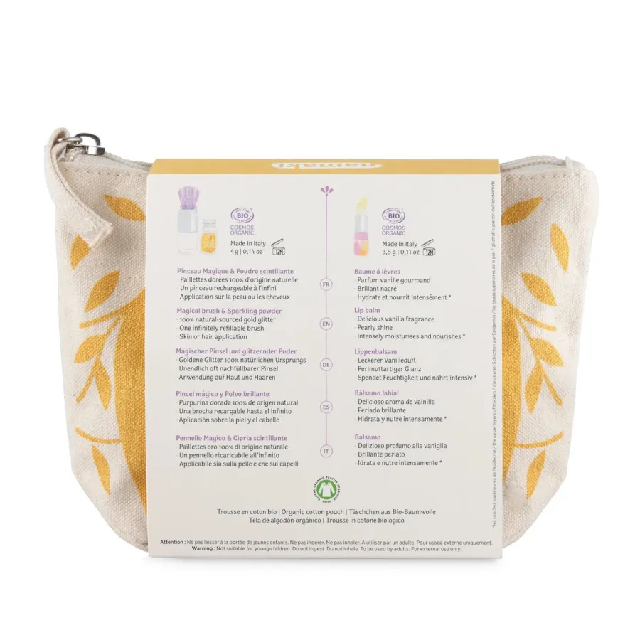 Trousse scintillante Renard Dorée - Namaki