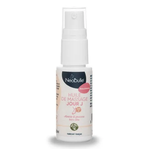 Huile de massage Jour J - Accouchement serein