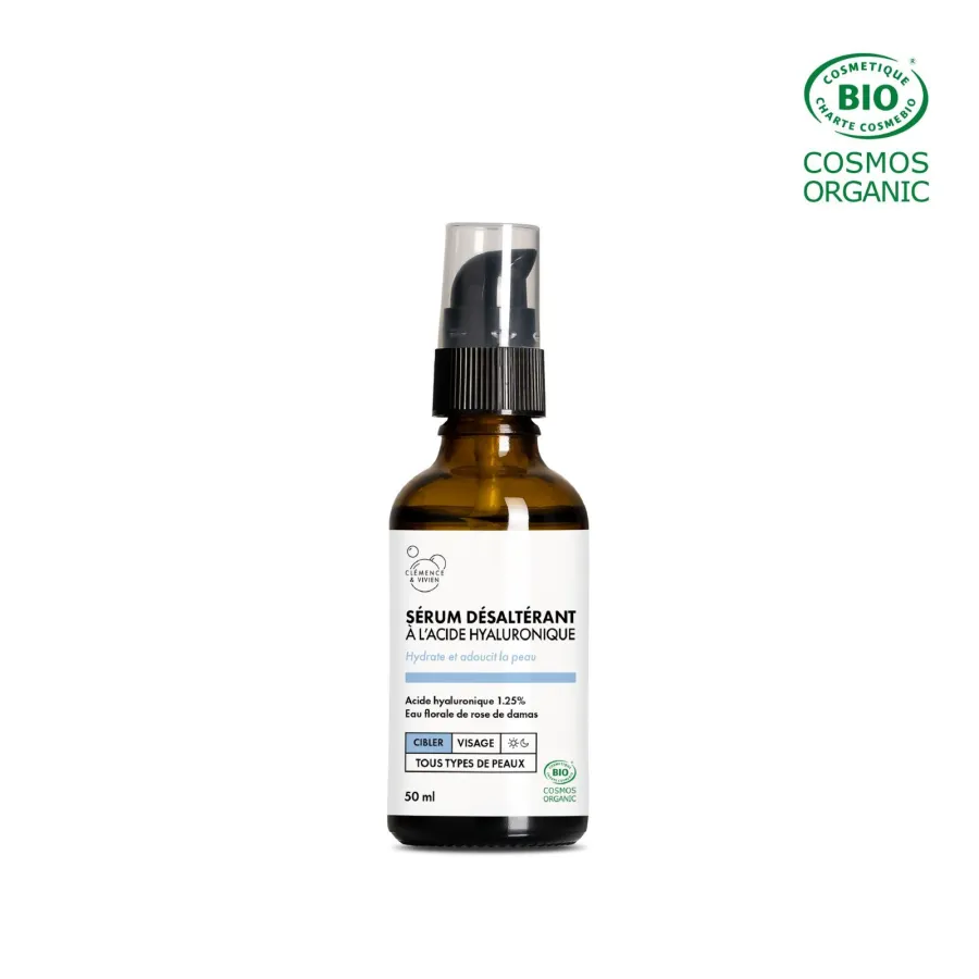 Sérum désaltérant à l'acide hyaluronique - Clémence et Vivien