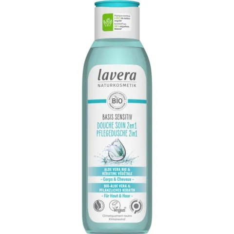 Douche soin 2en1 corps et cheveux - Basis Sensitiv - Lavera