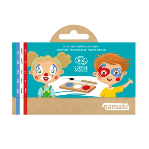 Kit de maquillage 3 fards Clown & Arlequin - Namaki