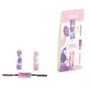 Mascara cheveux double applicateur rose et violet - Namaki